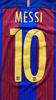BARCELONA 2016 2017 HOME SHIRT JERSEY NIKE 776850-481 sz M #10