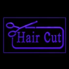 160121 Hair Cut Scissor Smart Salon Display LED Light Neon Sign