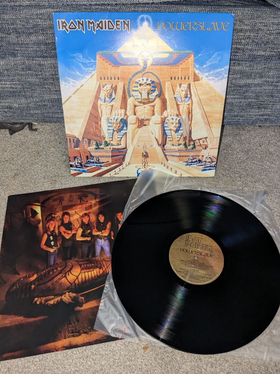 Iron Maiden - POWERSLAVE - 180gm Vinyl LP Reissue - EX Wax Iron Maiden - POWERSLAVE - 180gm Vinyl LP Reissue - EX Wax
