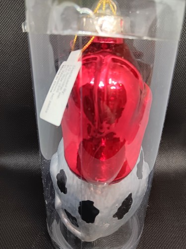 Christmas Ornament, Dalmation Fire House Dog, 5.5 Inches Tall, Blown Glass, NIB - Picture 2 of 5