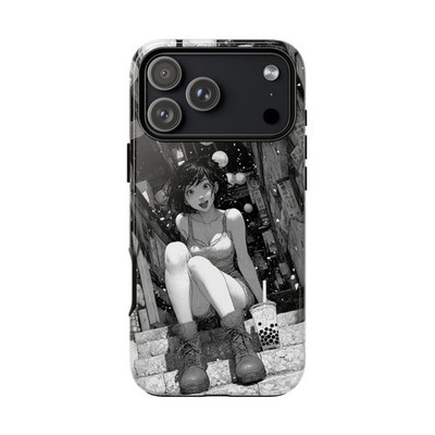 Phone Ink - iPhone | Galaxy | Pixel Case - Anime Boba Tea Girl