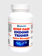100 STRONG HERBS FOR ENDOMETRIOSIS PAIN WOMEN  MEN - 120 CAPS - MADE USA