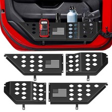 PICURA Metal Front Door Pocket Storage Box for Jeep Wrangler  Door Side Insert Or