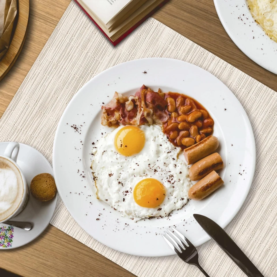 Lot de 6 Sets de Table LavablesSet de Table70% PVC 30% Polyester Résistants à... - Photo 3/4