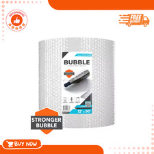 12 in x 90 ft Clear Bubble Cushion Wrap Roll Packing Shipping Protection