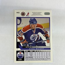 Upper Deck 1993-94 Doug Weight #442 Edmonton Oilers Hockey Trading Card NHL
