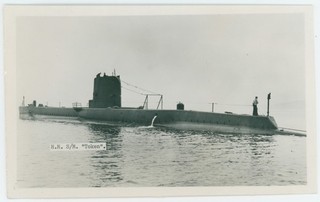 H.M.S. MARKE EINE ORIGINAL ALTE ECHTFOTO POSTKARTE VON R. A. FISK
