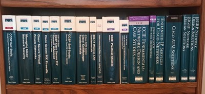 Cisco Press Lot of 16 CCIE Security VPLS IOS EIGRP 802.11 Design CCSP StudyGuide