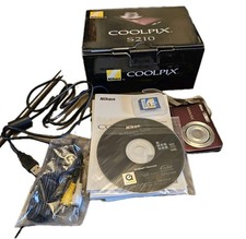 Nikon Coolpix S210 Digital Camera 8.0 MP Plum 3X Zoom VR LCD Point And Shoot