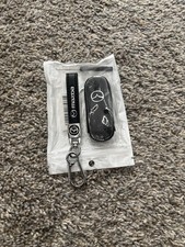 Black Leather Gift Decor Keychain Lanyard Quick Release Key Chain For Mazda New