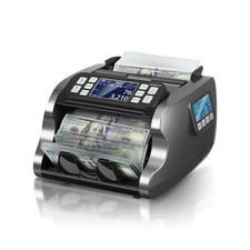 MUNBYN IMC22 Money Counter Machine Mixed Denomination, Dual-Display, CIS/UV/I...