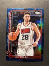 2025-26 Topps Chrome #98 Alperen Sengun Blue Basketball Refractor #150/150