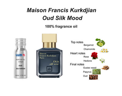 Oud Silk Mood Fragrance Concentrate Oil 50 ml 100% Pure LUZI Switzerland