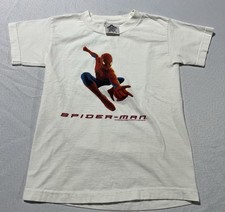 Vintage 2002 Spider-Man Movie Promo T-Shirt Size Youth Medium Marvel