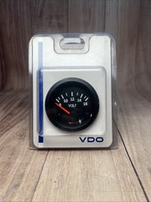 Vdo Vision Black 12v Voltmeter 332-103