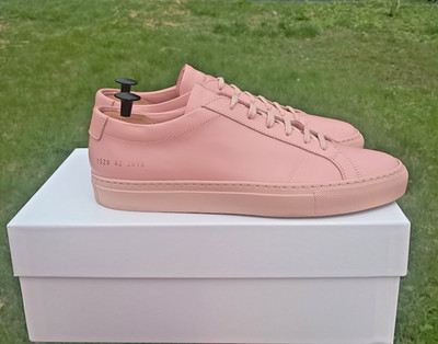 Worn 1x Common Projects Low 'Blush' 42EU 9/9.5US 1528 w/ Box & COA EUC $450