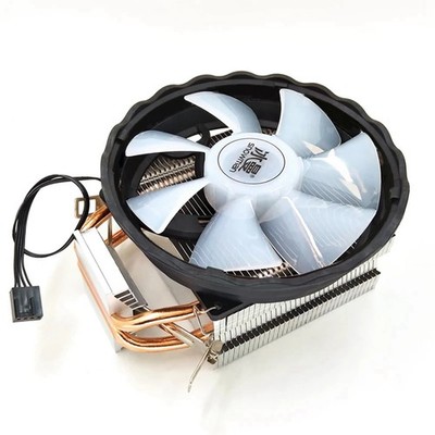 2X  X200 CPU Kühler 2 Heatpipes 120mm Leiser Ventilator 4Pin PWM PC 3613