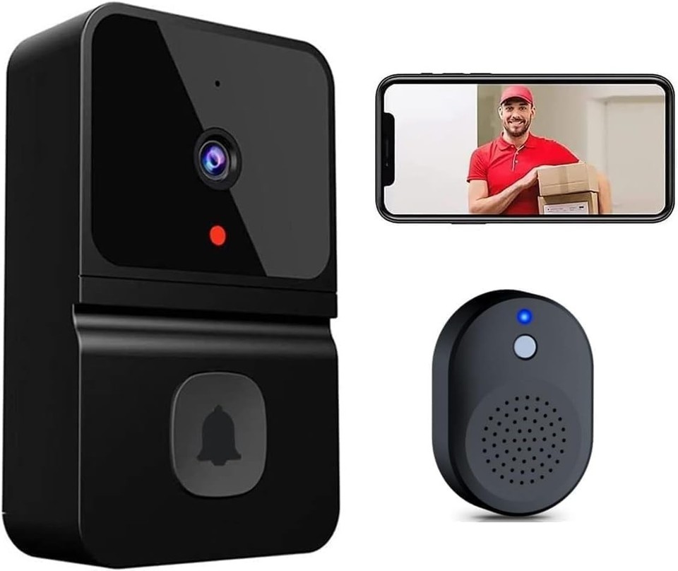 WiFi Video Doorbell with Two-Way Audio & Motion Detection - Secure ...