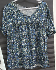 Women s Multicolor Patterned Knit Top 2XL Plu...