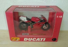 Maisto 1/18 Ducati 996 SPS Diecast Model, Used, Box Damaged