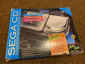 Sega CD Video Game System Console Original Box / Manuals - No Sewer Shark