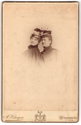 Fotografie A. Klinger, Strassburg im Elsass, Kolmarstrasse Nr. 2, Olga von Ramm 