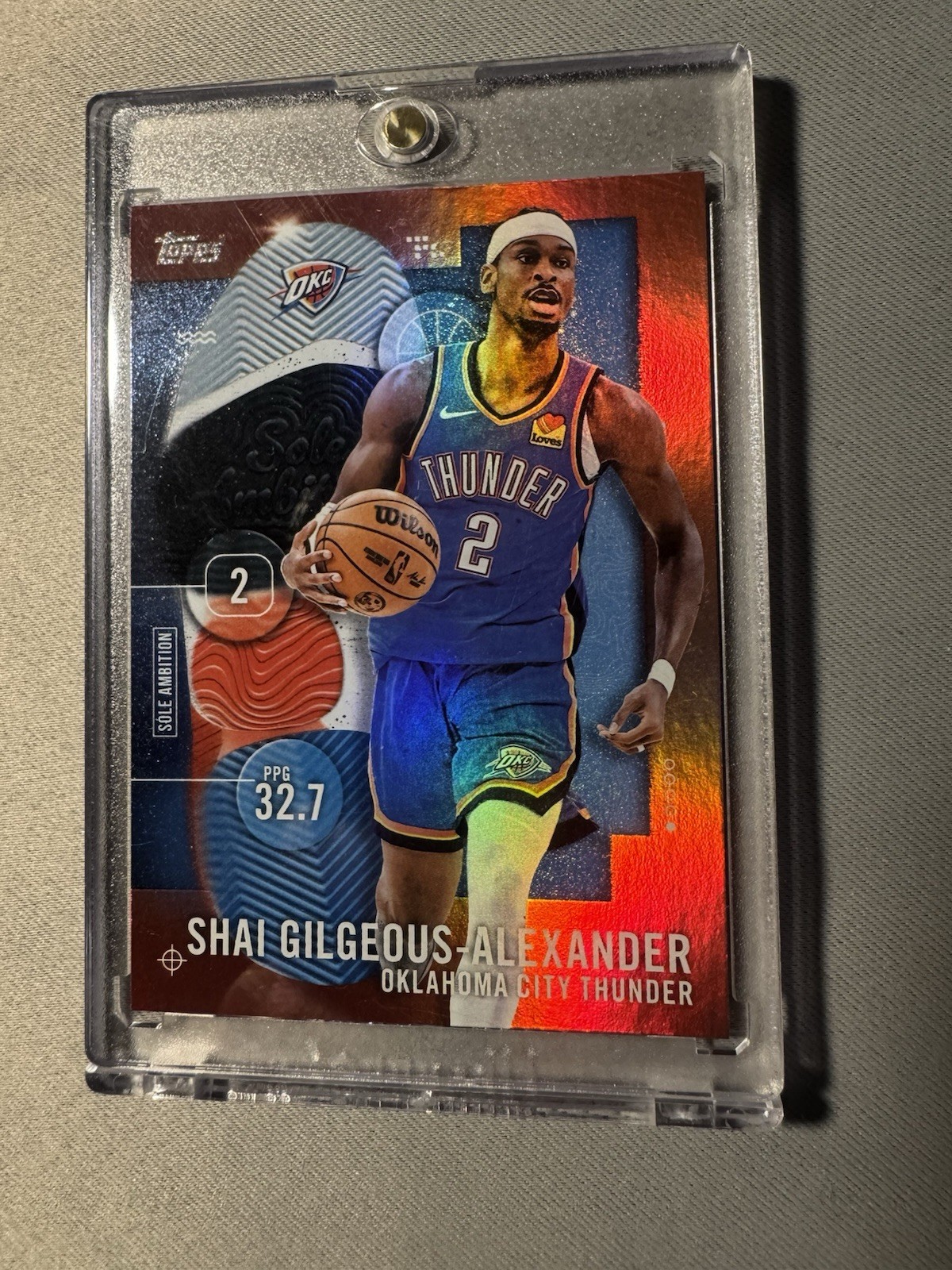 Shai Gilgeous-Alexander 2025-26 Topps Sole Ambition SA-9 SSP 1: 15,375 Blasters