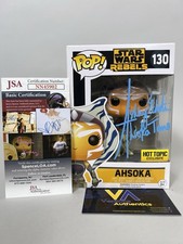 Ashley Eckstein Signed Ahsoka #130 Star Wars Rebels Funko Pop w/ JSA COA