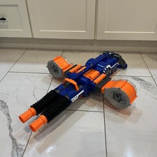 Nerf N-Strike Elite Rhino-Fire Blaster(Blue) includes 2 25 round drums 