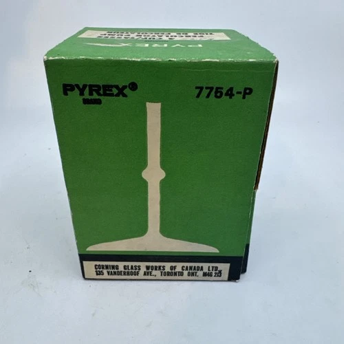 Vintage NOS Pyrex 7754 P Glass 4 Cup Coffee Percolator Pump Stem w Box