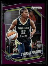 2025 Panini Prizm WNBA 130 Tyasha Harris Dallas Wings Purple 077/149