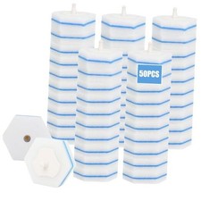 Disposable Toilet Bowl Wand Refills, Wand Replacement Head for Bathroom Deep 50