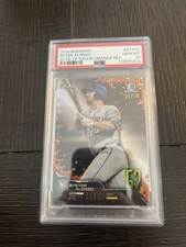 2019 Bowman Chrome Peter Alonso SCTS. TP. 100 CH-Orange REF. PSA 10 #/25
