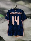 Arsenal 2020 - 2021 3rd third shirt jersey Adidas #14 AUBAMEYANG size M