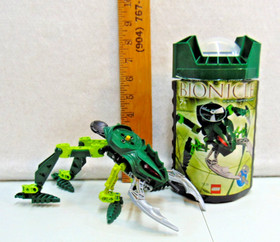 Lego Bionicles 8746  Visorak Keelerak, 2005 Canister and Figure Only