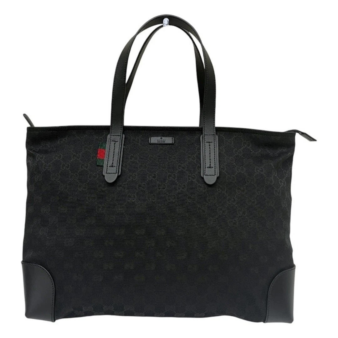 Sac fourre tout GUCCI GGcanvas 308928 main femme noir homme s