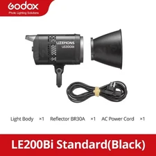 Godox LE200Bi/LE300Bi/LE600Bi LITEMONS Bi-Color LED Video COB Light 2800K-6500K