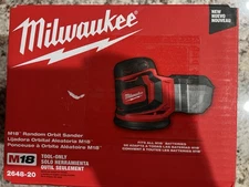 Brand New Milwaukee 2648-20 M18 Random Orbit Sander