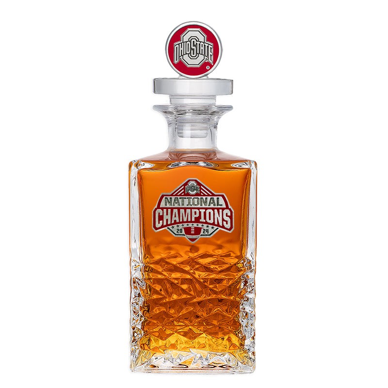 2024-25 Ohio State Football Championship Heritage Decanter with 3D Top Regular p