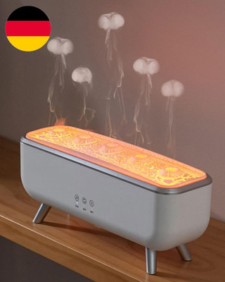 Jellyfish Aroma Diffuser Mit Vulkan-Effekt - Quallen-Nebel Tanzt Zur Musik, 300M