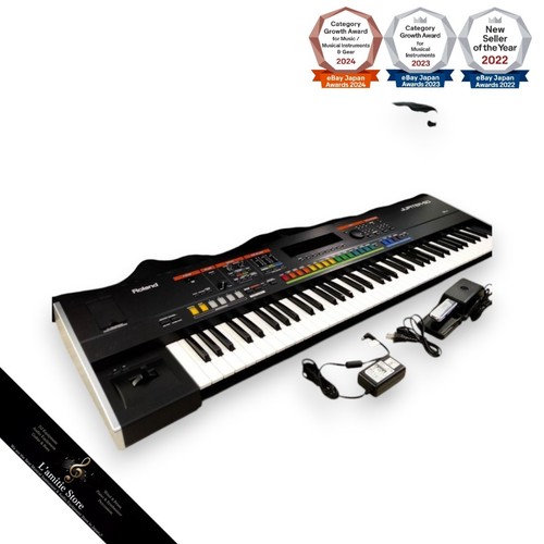 Roland Jupiter50 Synthesizer 76 Tasten mit Softcase Pedal Netzteil
