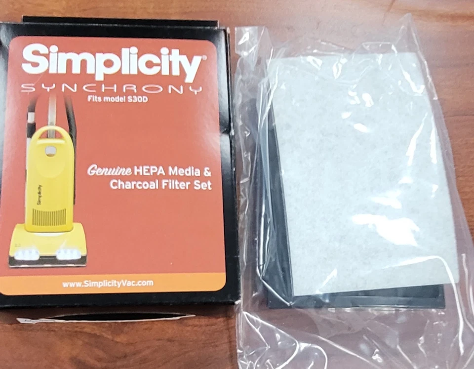 Simplicity SF30D подлинный синхронизации Hepa медиа уголь комплект S30D (новый) - Изображение 3 из 4