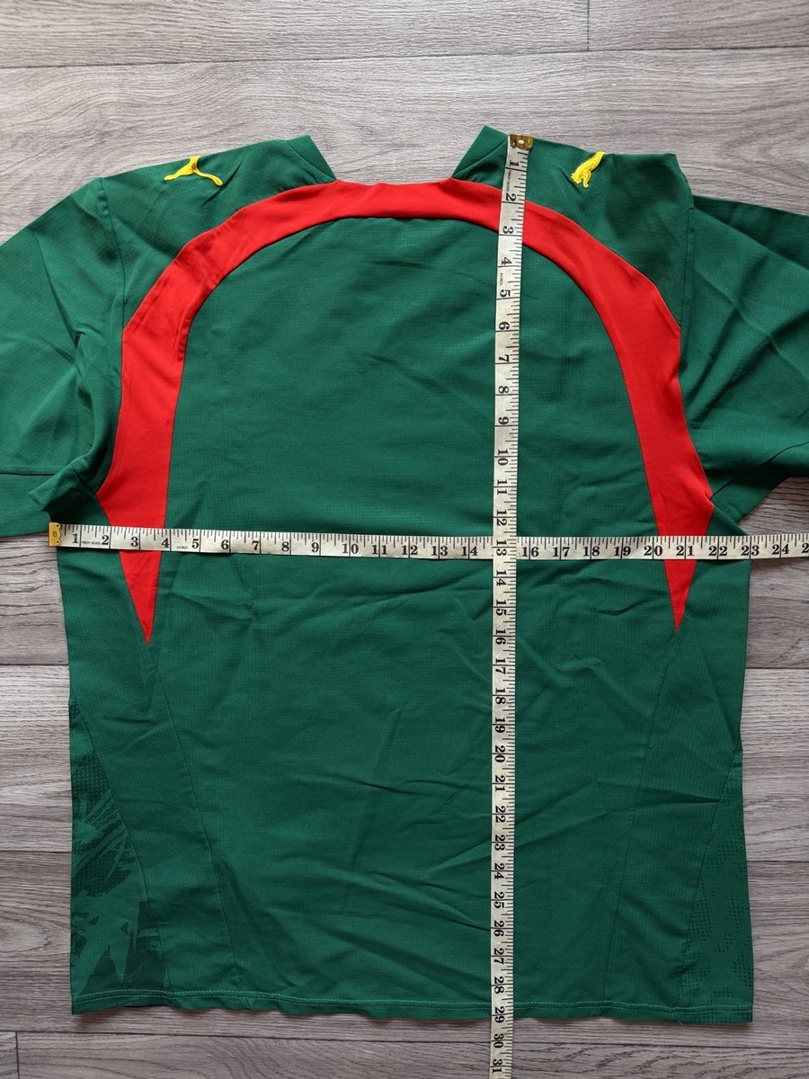 CAMEROON 2006 2007 HOME FOOTBALL SHIRT SOCCER JERSEY PUMA SIZE L