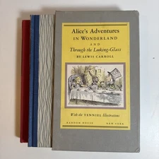 Alice's Adventures in Wonderland & Through the Looking Glass Box Set HC 1965 