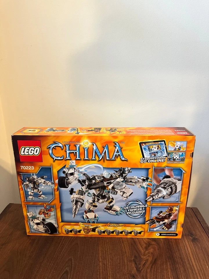 Lego Legends of Chima Icebite's Claw Driller 70223 New Retired Sealed Set Box - Image 3 of 4