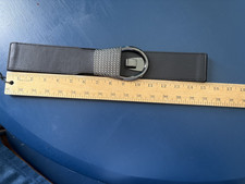 Wide Corset Cinch Belt Women's M/L Stretch Elastic Black Retro Waistband Fashion