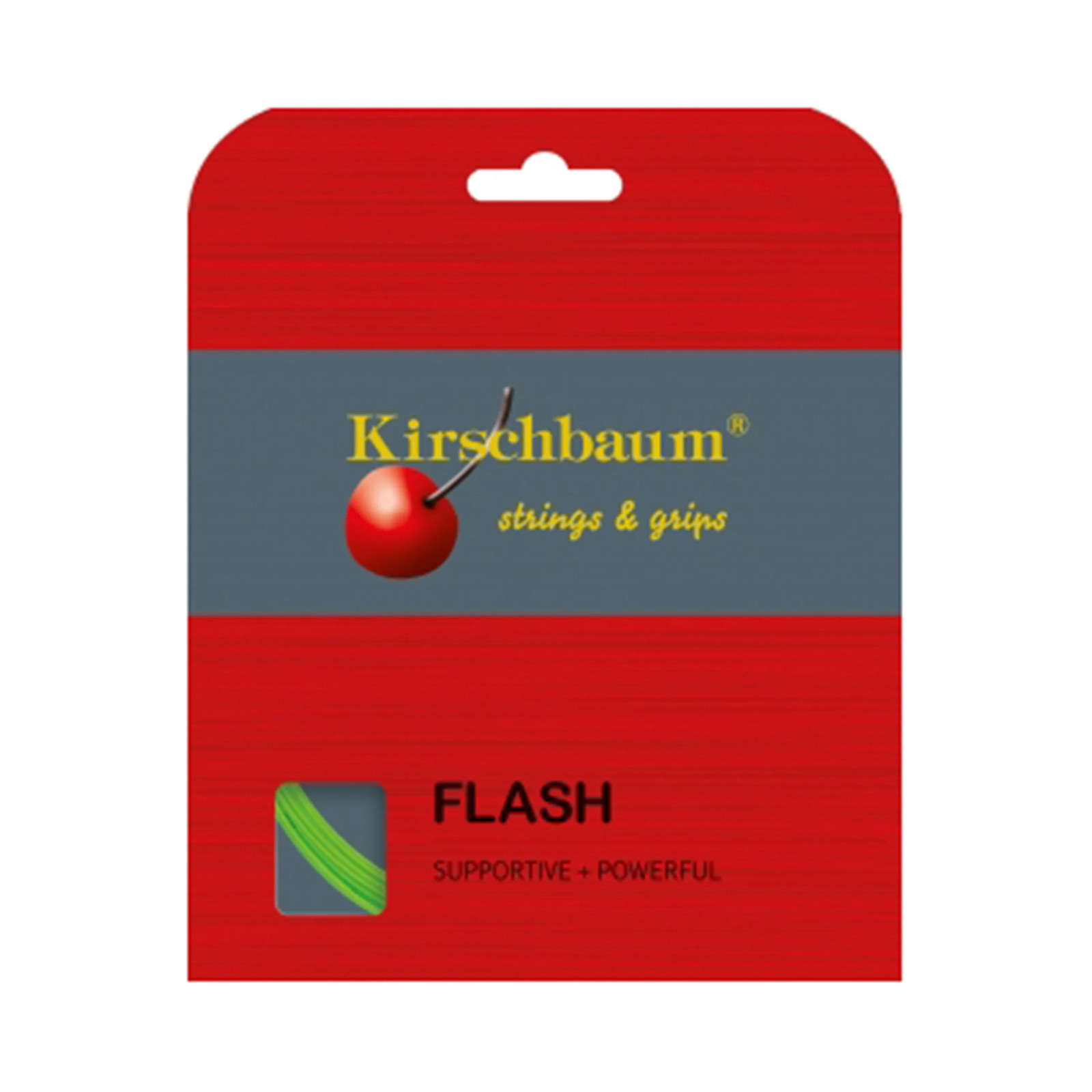 Kirschbaum Flash Saitenset 12m Saitenstrke 125 grn 4090₽