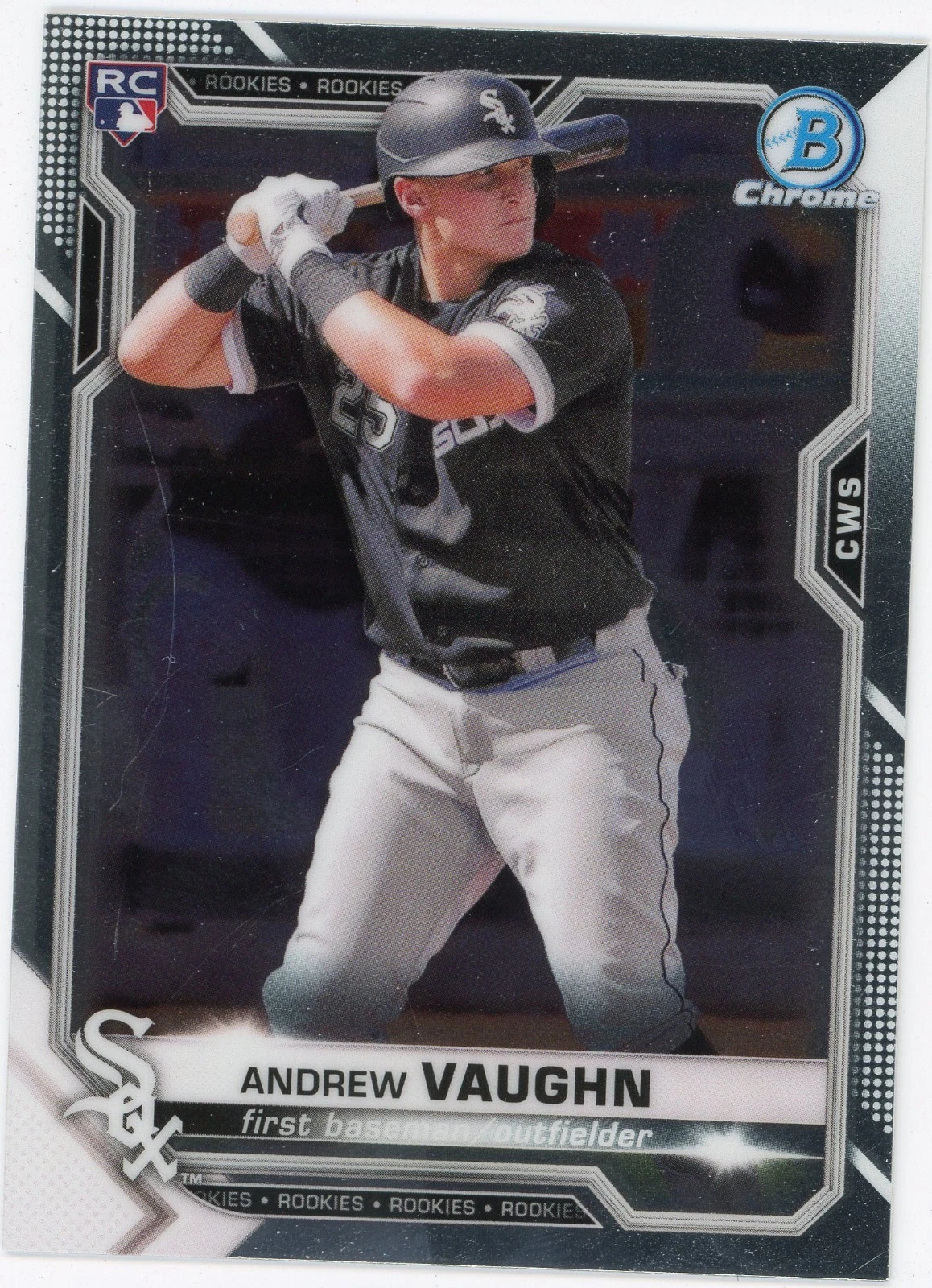 2021 Bowman Chrome - Andrew Vaughn #5 RC Brewers