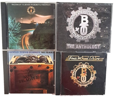 Bachman-Turner Overdrive  CD Bundle Not Fragile Freeways 4 Albums VG+ Rock
