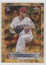 2022 Topps Chrome Sapphire Edition Gold 5/50 Cooper Criswell #521 2x4